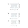Kaps Pain Relieving, Soft & Comfortable Bunion Corrector Prevents from Overlapping, Transparent, Large