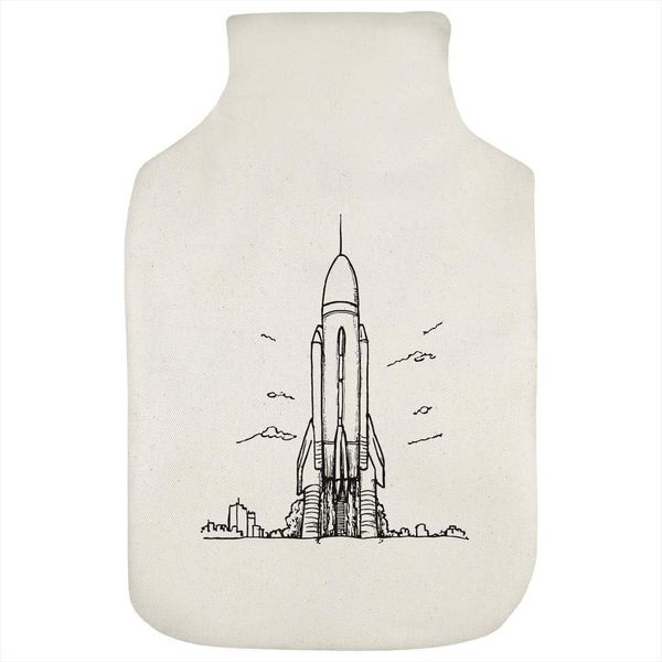 'Space Rocket' Hot Water Bottle Cover (HW00036538)