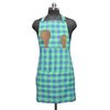 Accessorize Kingdom Kitchen Apron, Waterproof Unisex, Checkered Pattern, 2 Large Front Pockets, Adjustable Neck Strap