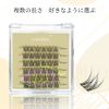 LASHIDOL False Eyelashes, Partial False Eyelashes, Self Eyelashes, Natural, Popular, DIY, Reusable, Around the Eyes, Handmade, Premium Fiber, Natural (No. 09 Daily)