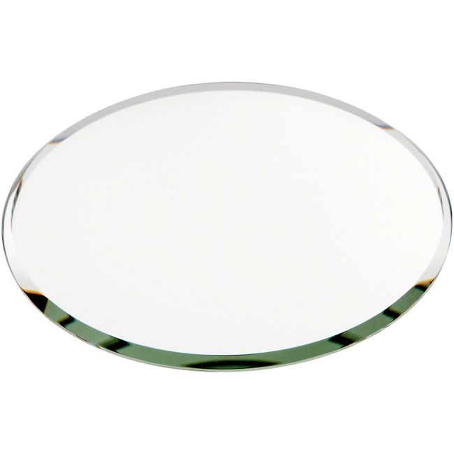 Plymor Round 3mm Beveled Glass Mirror, 4 inch x 4 inch (Pack of 3)