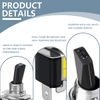 Innfeeltech 2 Pcs Rocker Lighted Toggle Switch, 12V 30A SPST 3 Terminals 2 Position ON/Off Toggle Switch Red Light