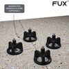 FUX Tile Levelling System 3mm, 200 Pieces Threaded tabs Joint Width 3mm, Tile Leveling System, Tile spacers, self Levelling Tools, tiling Tools, Carpenter Tools, Tile Clips (200 tabs 3mm)