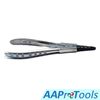 AAProTools Stainless Steel Ring Opening Pliers - Medium 6" Black Rubber Tips