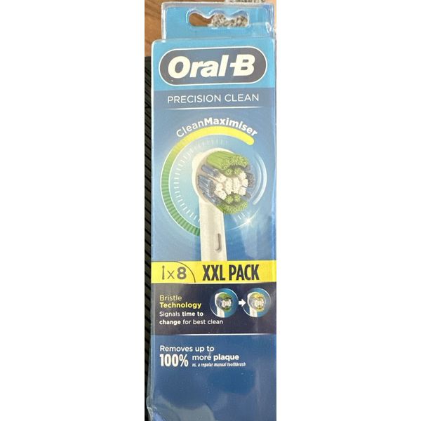 Oral B Cross Action Pro-Technologie Electric ToothBrush Heads XXL Pack 8 Count