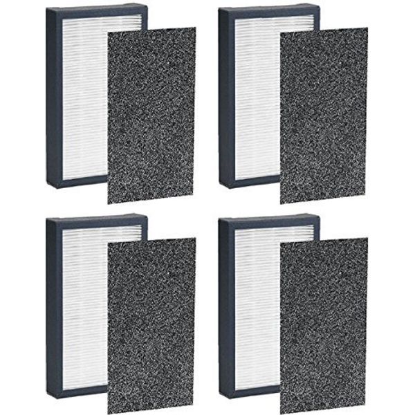 True HEPA Filter Replacement GermGuardian FLT4100 Part E Fits AC4100, 4 Filters