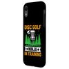 iPhone XR Disc Golf Ninja In Training Frisbee Golfer Golfing Case