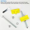 8Pcs Tile Height Regulator Tiles Tile Leveling Adjustment Height Adjustable Locator Fixed Lifting Tool,with Wrench,for Wall Tile Top Height