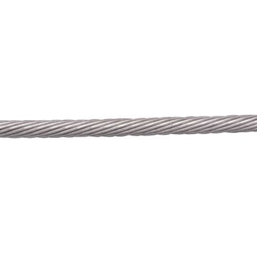 STAINLESS WIRE ROPE CABLE, 1 X 19, 5/16" CUTS, 316 SS (SOLD PER FOOT)