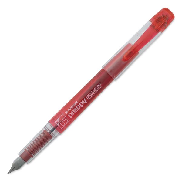 PLATINUM 1716113.0 Füllfederhalter, Preppy, mittlere Spitze, Rot