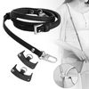 kowaku Adjustable Strap Without Punching Buckle Shoulder Bag Strap, StyleA Black