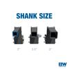 B&W Trailer Hitches Tow & Stow Adjustable Trailer Hitch Ball Mount - Fits 2" Receiver, Dual Ball (2" x 2-5/16"), 3" Drop, 10,000 GTW - TS10033B