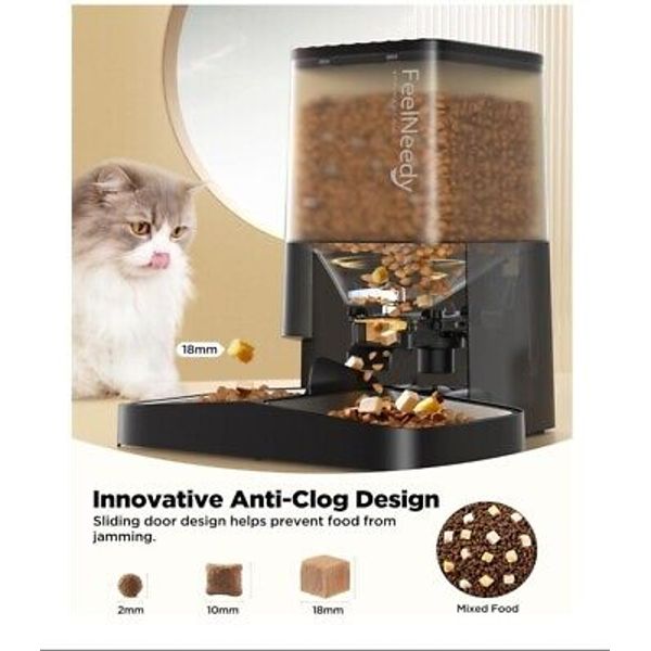 Automatic Pet Feeder Feelneedy PTM-803 Cat Dog Kitten Puppy Auto Food