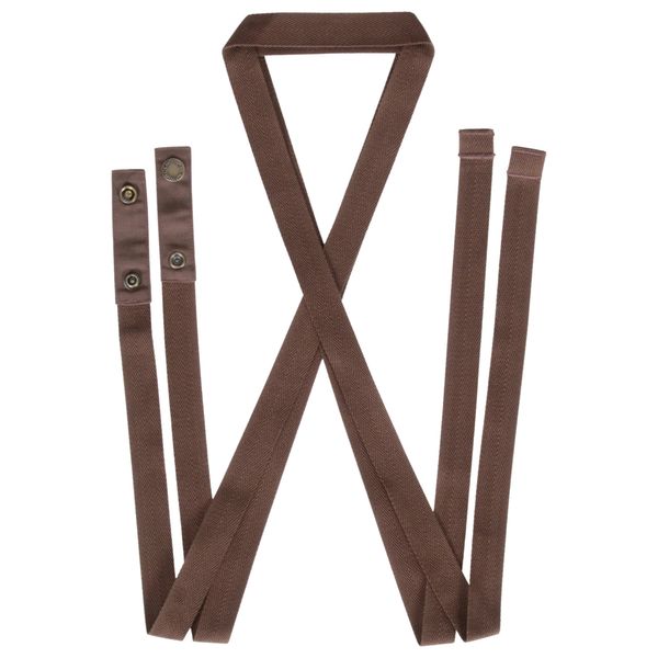 Chef Works Unisex Lockharte Bib Apron Straps, Espresso, One size