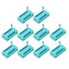 MECCANIXITY 10Pcs Universal IC Test ZIF Socket 24 Pin 2.54mm Pitch DIP Integrate Socket for Microcontroller, Chip, Breadboard