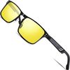 ATTCL HD Night Driving Glasses Rectangular Man Yellow 6500