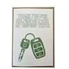 Driving Test Thank You Card, Learner Driver Thank You Card For Instructor. Blank Inside.