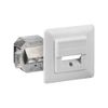 Goobay 50972 CAT 5e Wall Plate Flush Mounting, White