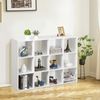 12  Cube Cubby Bookcase Open Standing Book Shelving Cabinet Display Cube Shelves