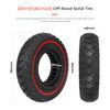 LUCK4U 200 x 50 Solid Scooter Tire For Razor E100 E125 E150 E175 E200 E200S E225 Electric Scooter 8.0 * 2.0 Scooter Wheel