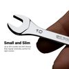 Capri Tools Slim Mini Open End Wrench Set, SAE, 5-Piece