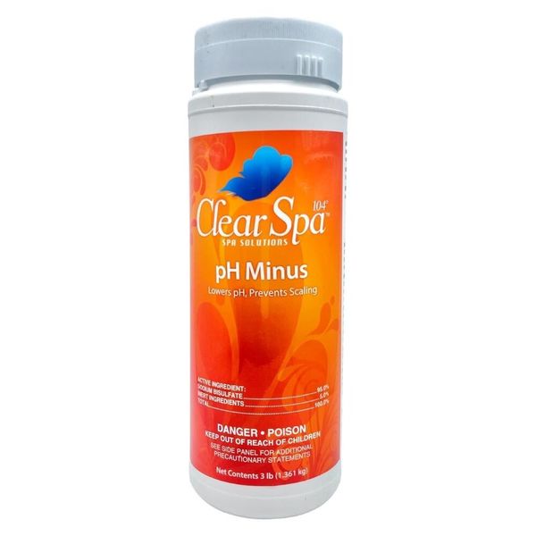 Clear Spa 104° pH Minus 3lbs Oreq | CSSB003