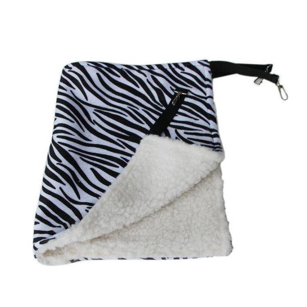 Cozy Haven Cat Hammock: A Stylish Hanging Nest For Your Feline Friend - Zebra Pattern / 27X27Cm