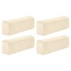 sourcing map 4 Pcs Sofa Armrest Covers Stretch Couch Armrest Cover for Chairs Sofas Couch Arm, Scratch-Resistant Sofa Arm Cover, Beige