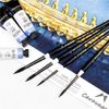 Mairtini Watercolor Brush Set, 3 Brushes with Pointed Tips
