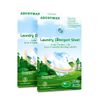 ADUSTMAN Laundry Detergent Sheets (Strips) 124 Loads 2 Pack Fresh Breeze Liquid-Less Technology