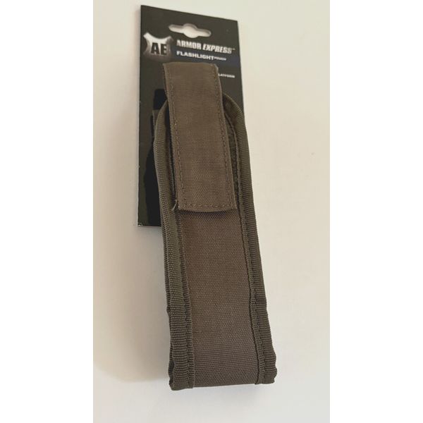 ARMOR EXPRESS Flashlight/Multitool  Covered Medium Pouch Ranger Green MOLLE