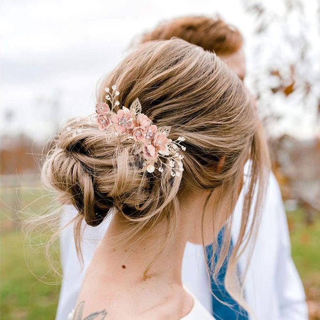 BRIAR-ROSE | Floral Bridal Hair Pins