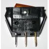 Dreefs Illuminated Rocker Switch - SPST - 125V 25A - Lighted Amber - Snap-in
