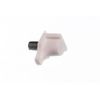 BOOK CASE PEG SHELF SUPPORT WHITE PLASTIC PEG METAL PIN STUD 5MM (pack 100)