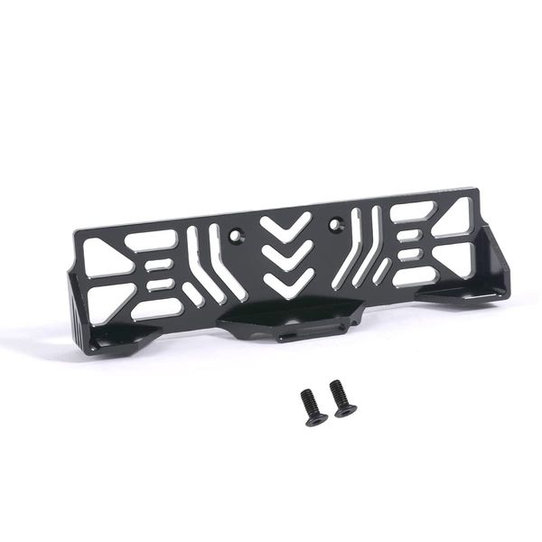 RZXYLRC Aluminum Alloy Battery Tray Mount for Axial SCX10 III AXI03007 1/10 RC Crawler Upgrade Parts (Black)