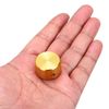 sourcing map 2 Pcs Aluminium Potentiometer Knobs, 1/4" (6mm) Universal Volume Tone Control Knobs for Guitar, Bass, Grid 5/8" Gold
