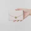 Mariquant Sealing Daisy Letter Mini Wallet, Black