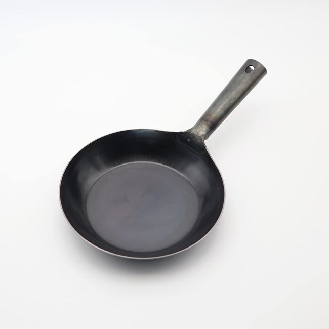 Kiya Iron Hammered Frying Pan, 7.9 inches (20 cm), Iron Yamada Kogyosho