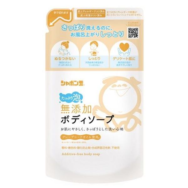 Additive-free body soap with plenty of foam, refill 470ml, Bubble Soap, Mutenka BS Tatsupuri Awatumekaeyo