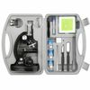 AMSCOPE 48pc Starter 120x-1200x Compound Microscope Science Kit for Kids (Black)