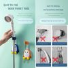 Shower Head Showerhead Holder Bracket Suction Cup Wall Mount Self-Adhesive Adjustable, 2 Pack Cute