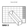 RAACO Einsatzset, Ordnungssysteme, Typ 80 BA: 3xBA8-3, transparent, 136525