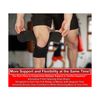 Hinged Knee Brace Support with Strap & Side Patella Stabilizers for Protectio...