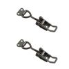 2PCS Adjustable Toggle Clamp, 96mm Quick Release Pull Latch, Stainless Steel Toggle Clamp for Box Drawer Cabinet