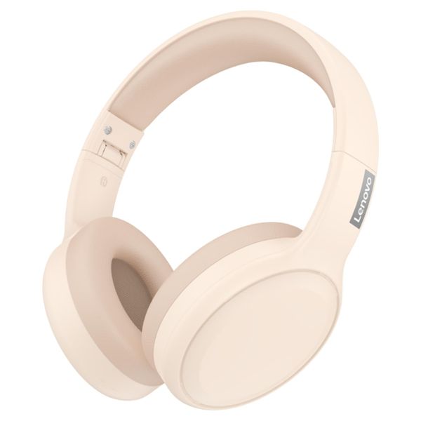 LUXIAR Bluetooth 5.3 Over Ear Headphones, Wireless & Wired Mode Noise Cancelling, Foldable Hi-Fi Stereo Bass Headphone, Soft Memory Protein Earmuffs, Built-in Mic for Phone Tablet PC (Beige)