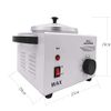 Single Pot Wax Warmer Professional Electric Wax Heater Machine Facial Skin SPA Equipment with Adjustable Temperature Set with Wood Craft Sticks（50 Pcs）