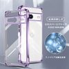 Google Pixel 8a Case, Clear, Shoulder Pixel 8a Cover, Shockproof, Adjustable, Plated, Protective Soft, TPU Removable, Wireless Charging Compatible, Clear Smartphone Case, Shoulder Thin, Lightweight,