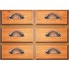 BOZONLI 12 Pack Retro Metal Kitchen Cupboard Drawer Cabinet Door Handles Knobs Yellow Bronze Shell Cup Pull Handle