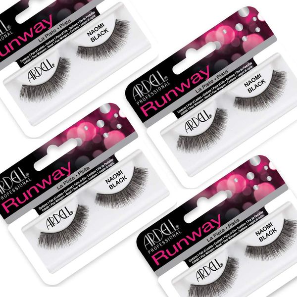Ardell False Eyelashes Naomi Black 4 Pack