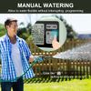 Johgee Irrigation Computer 2 Outputs with Brass Inlet, Digital Watering Timer with Rain Delay, Automatic/Manual Irrigation Control, Garden Water Timer